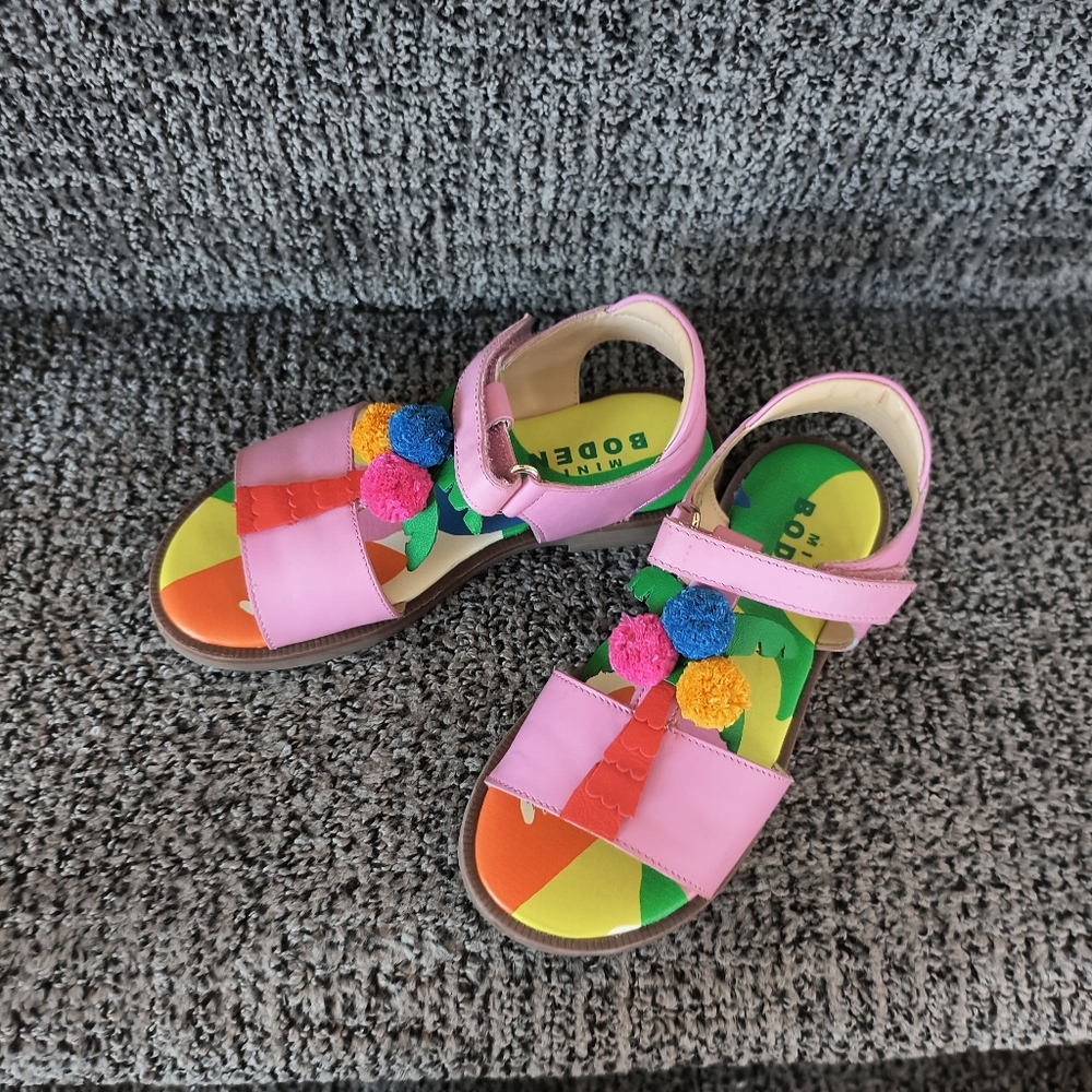 Mini Boden Leather sandals